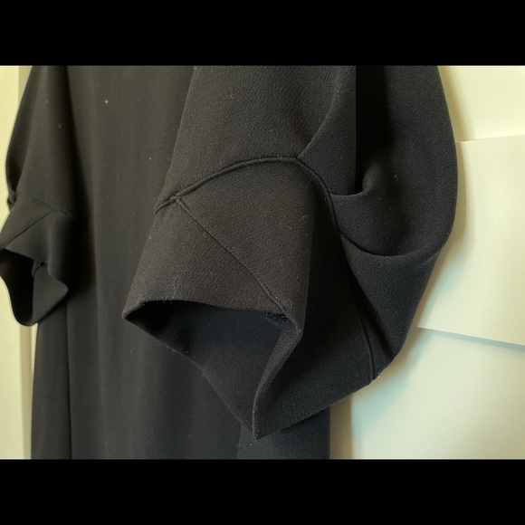 Korean style dress, 100% wool (navy) - Picture 5 of 6